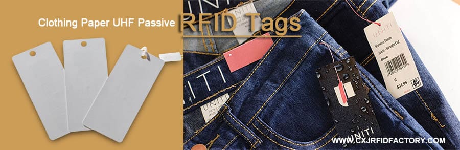 Custom RFID Apparel UHF Hang Tag for garment management