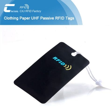 Wholesale UHF Apparel Tag Paper Barcode RFID Tags - CXJ