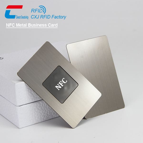 Matte Silver Metal Business Card Metal Business Card Metal