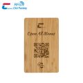 Custom Wooden QR And NFC Card-1