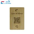 Custom Wooden QR And NFC Card-2