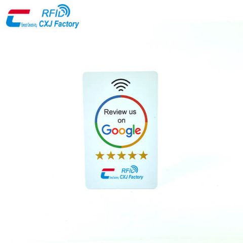 NFC Tag QR Code Card for Google Review -1