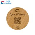 Wooden QR Code NFC Tag Card-1