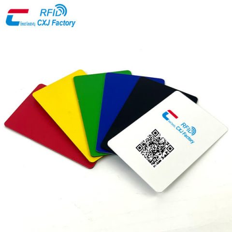 CXJ Bamboo NFC Cards Color Wooden Cards