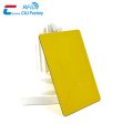 Wholesale Bamboo NFC Cards Color Wooden Cards with QR Code-Yellow