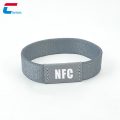 CXJ RFID Fabric Wristband-grey